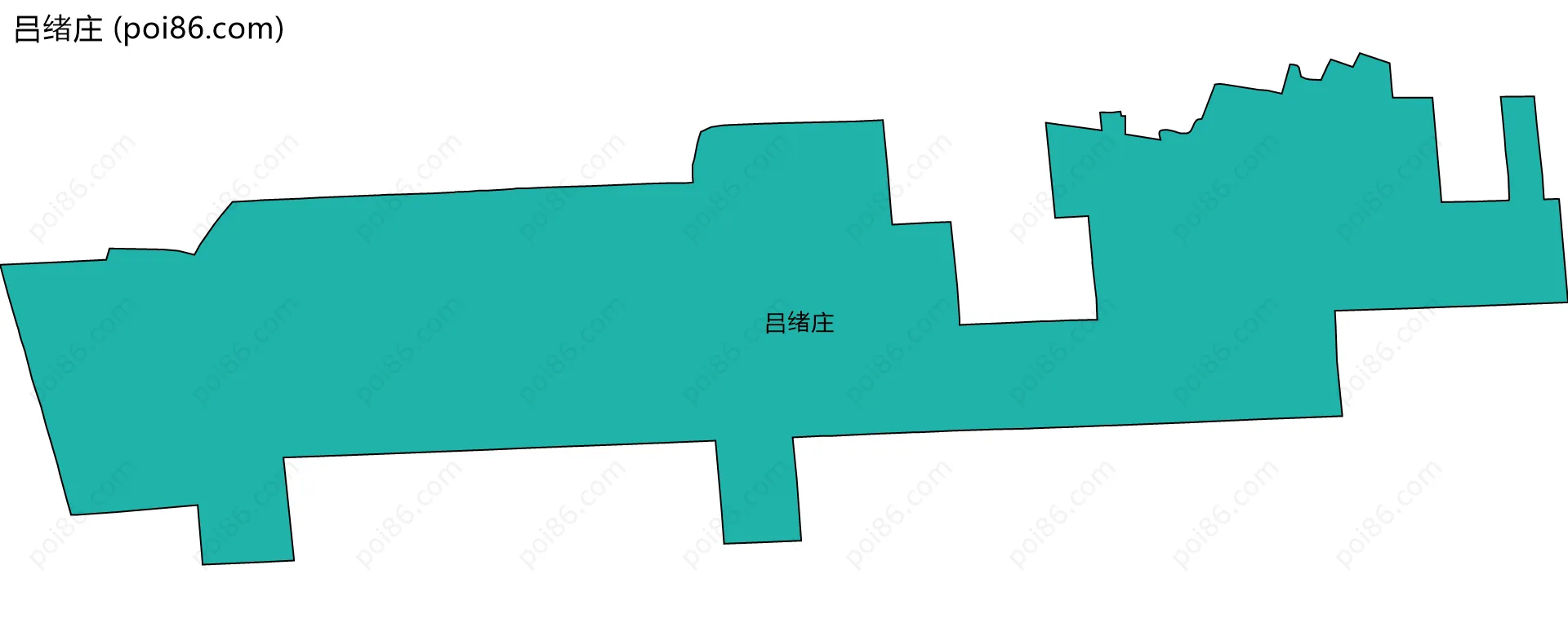 吕绪庄边界地图