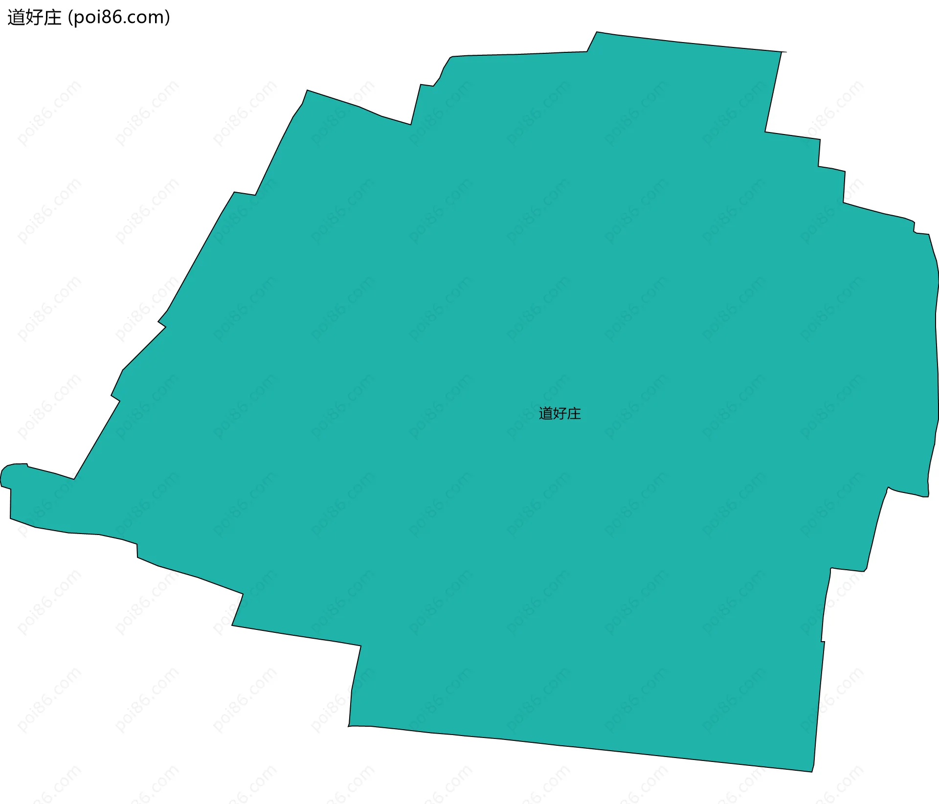 道好庄边界地图