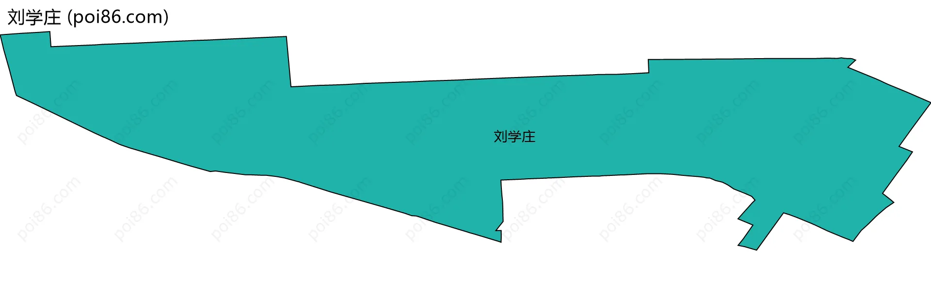 刘学庄边界地图