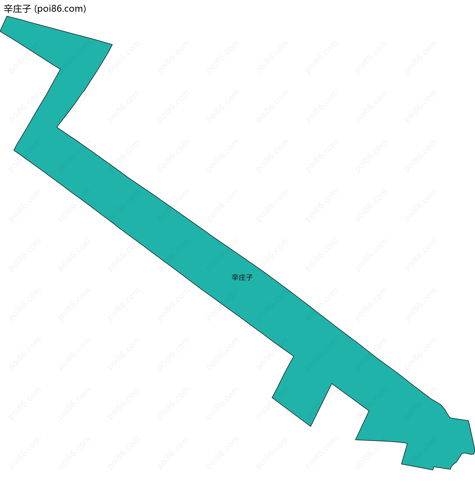 辛庄子边界地图