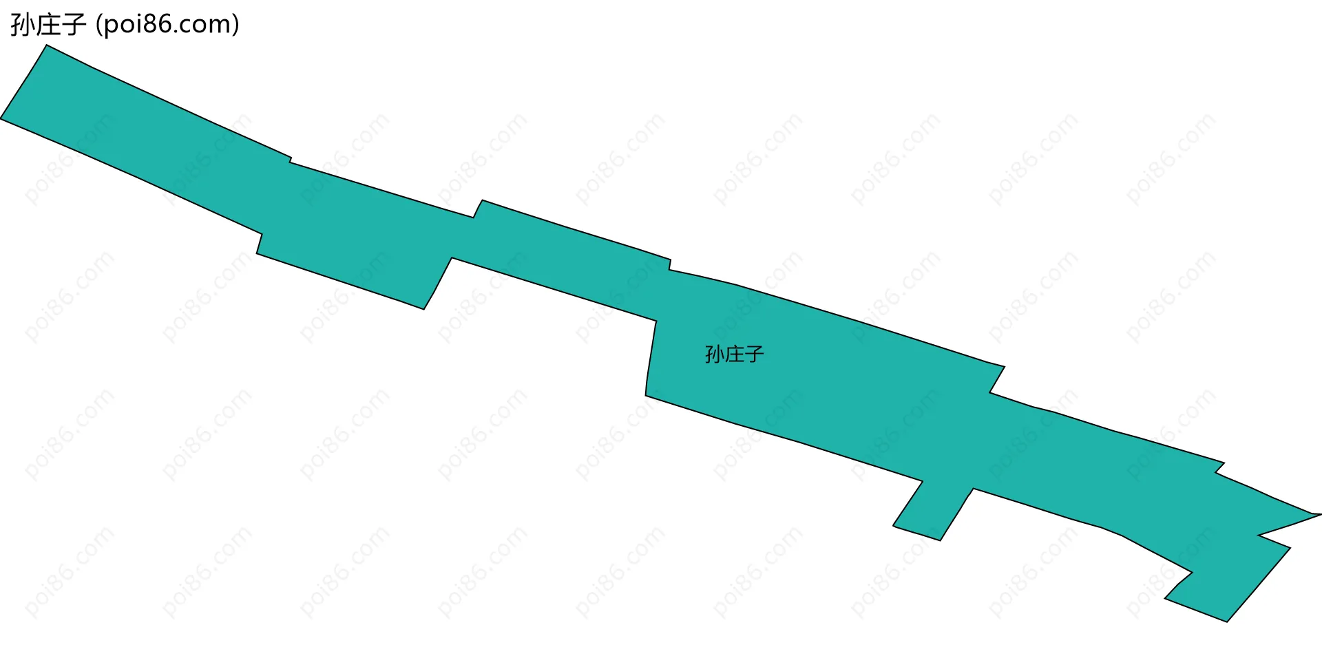 孙庄子边界地图