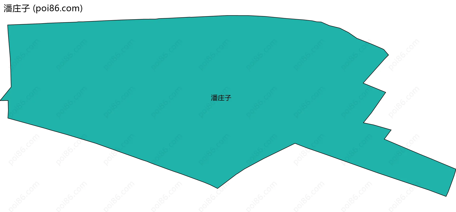 潘庄子边界地图