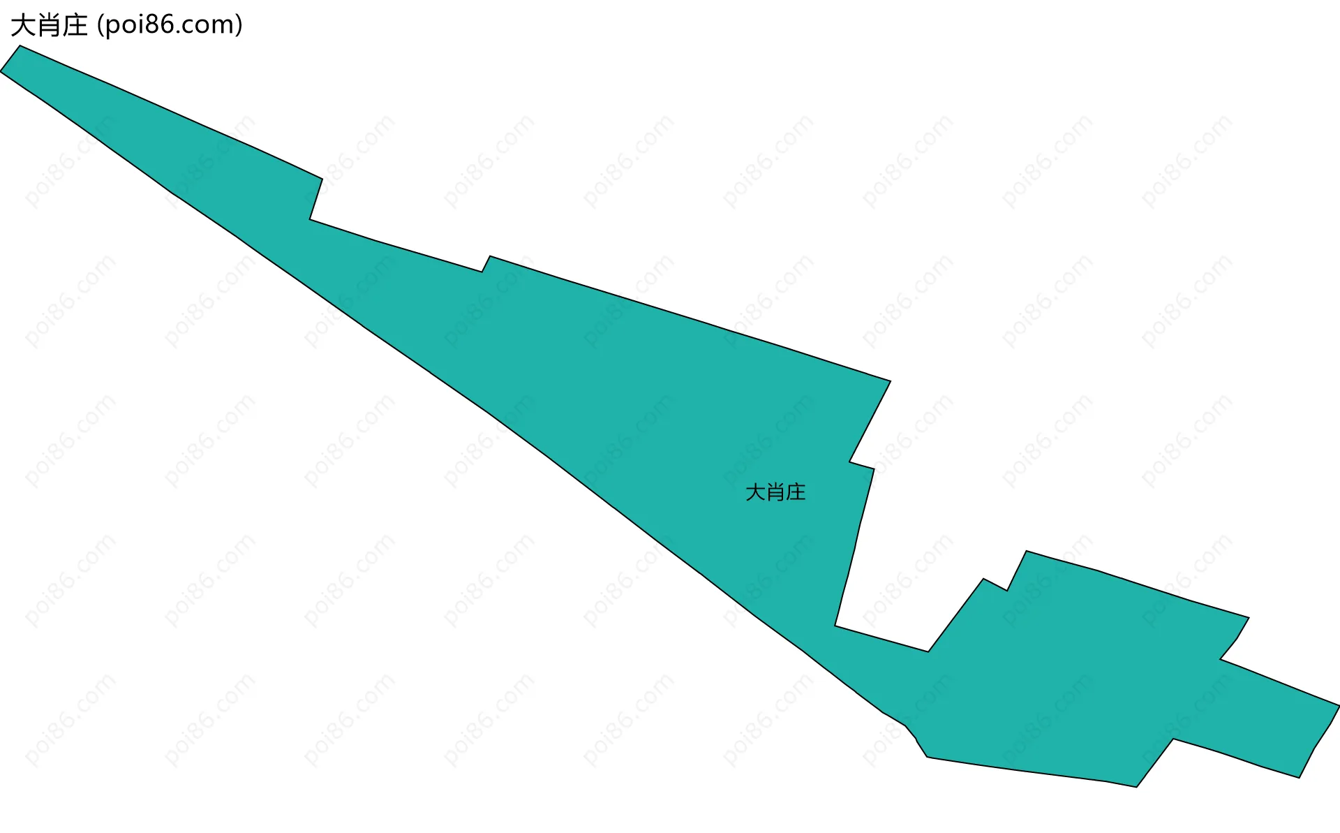 大肖庄边界地图