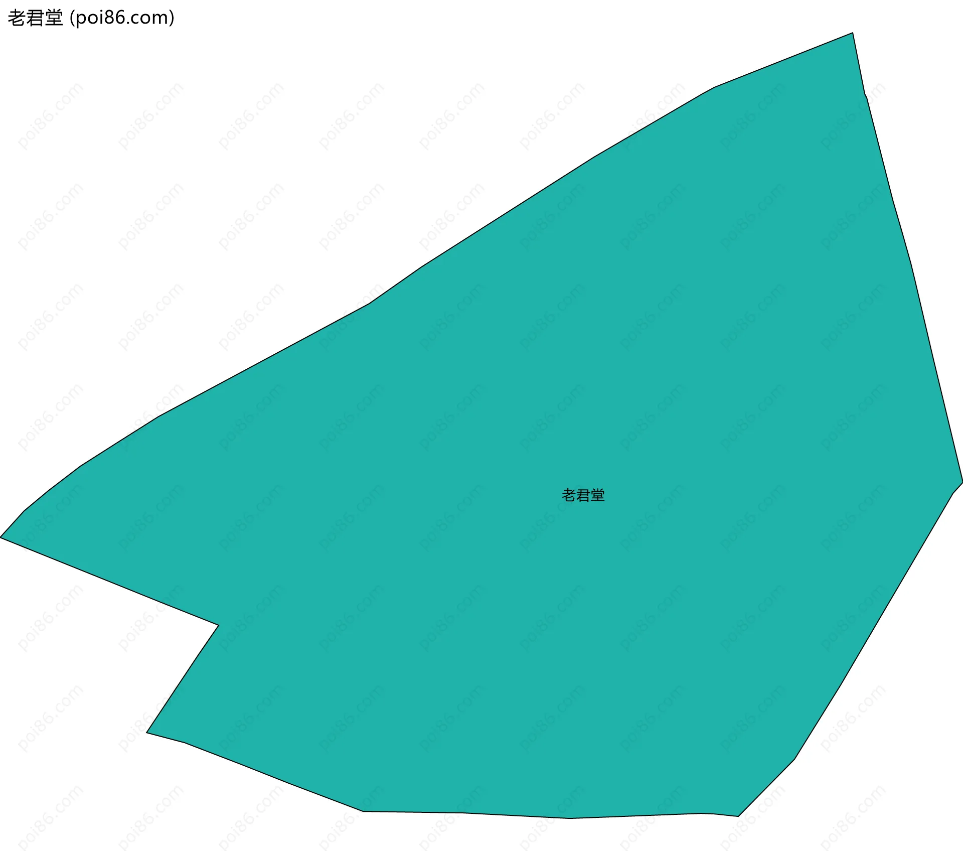 老君堂边界地图