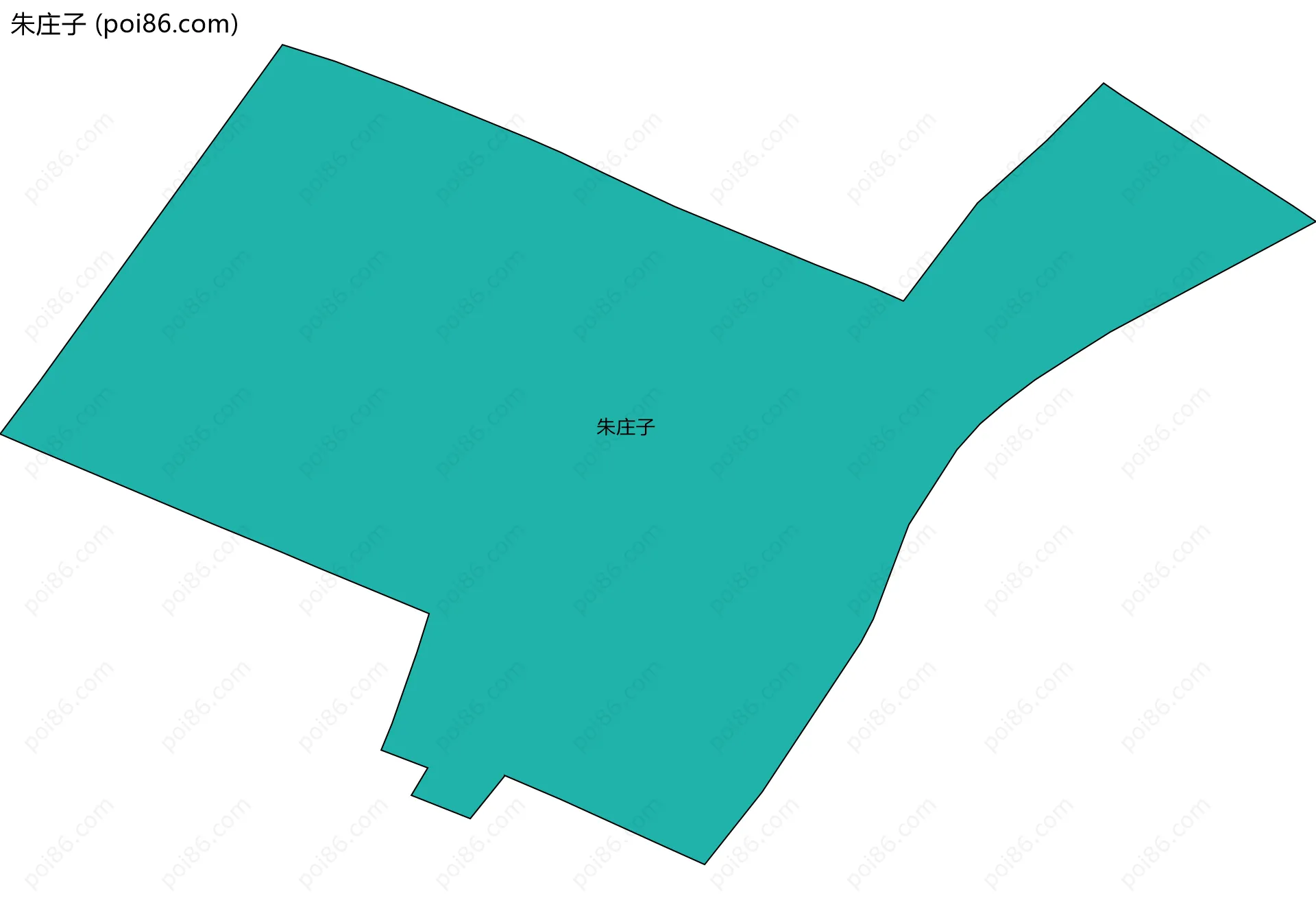 朱庄子边界地图