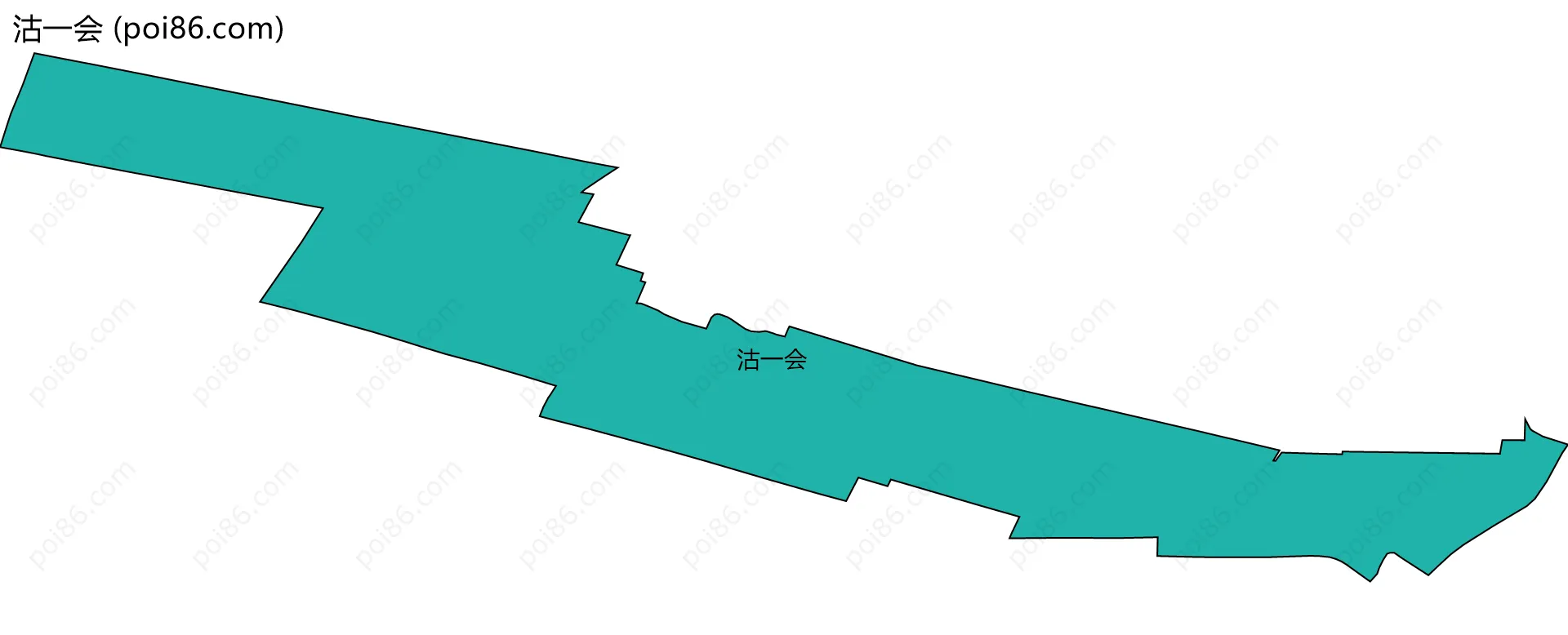 沽一会边界地图