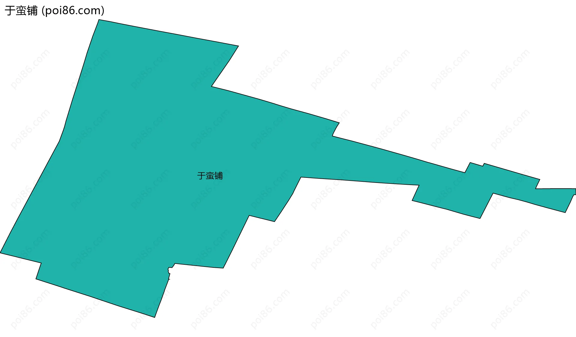 于蛮铺边界地图