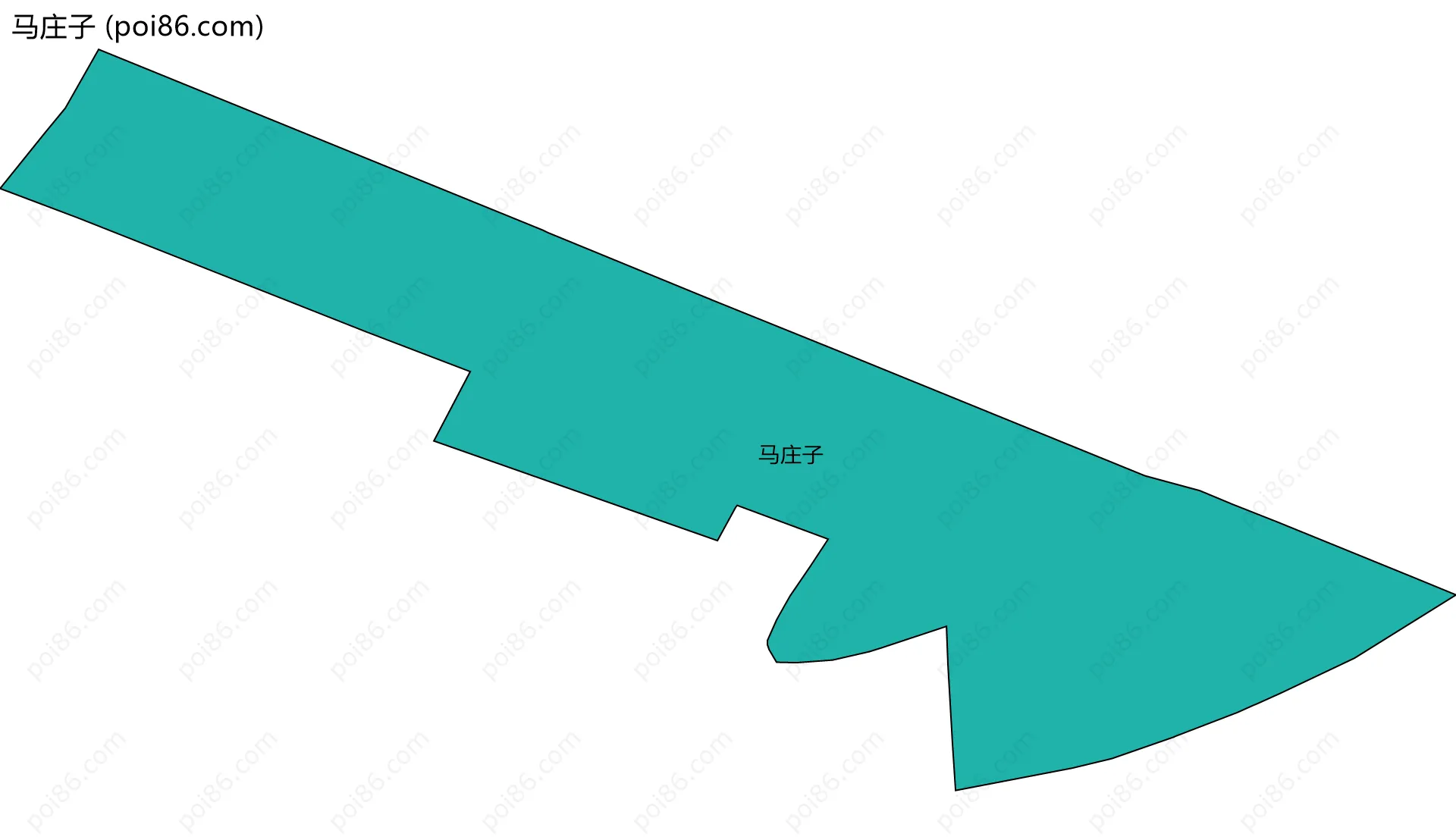 马庄子边界地图