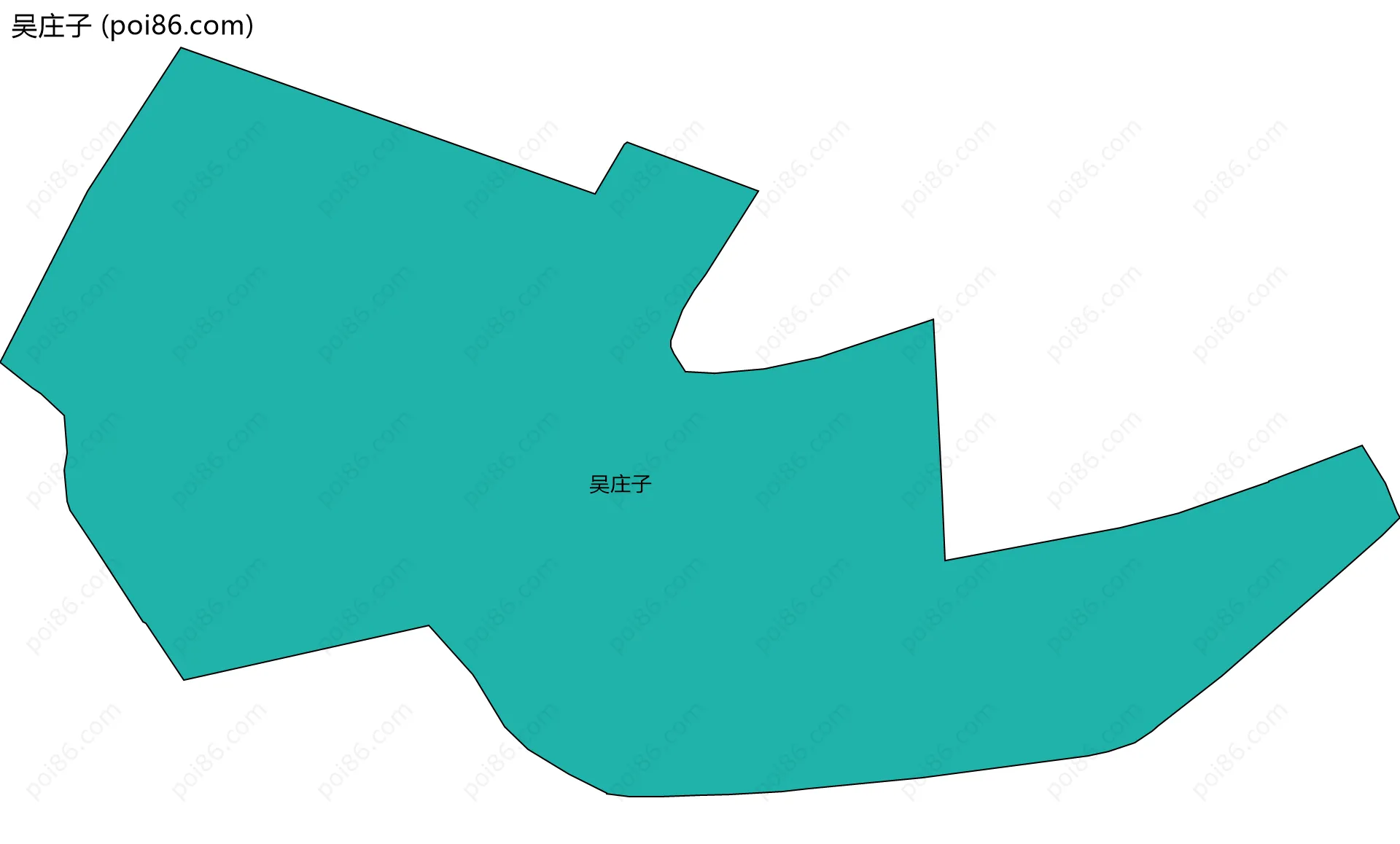 吴庄子边界地图