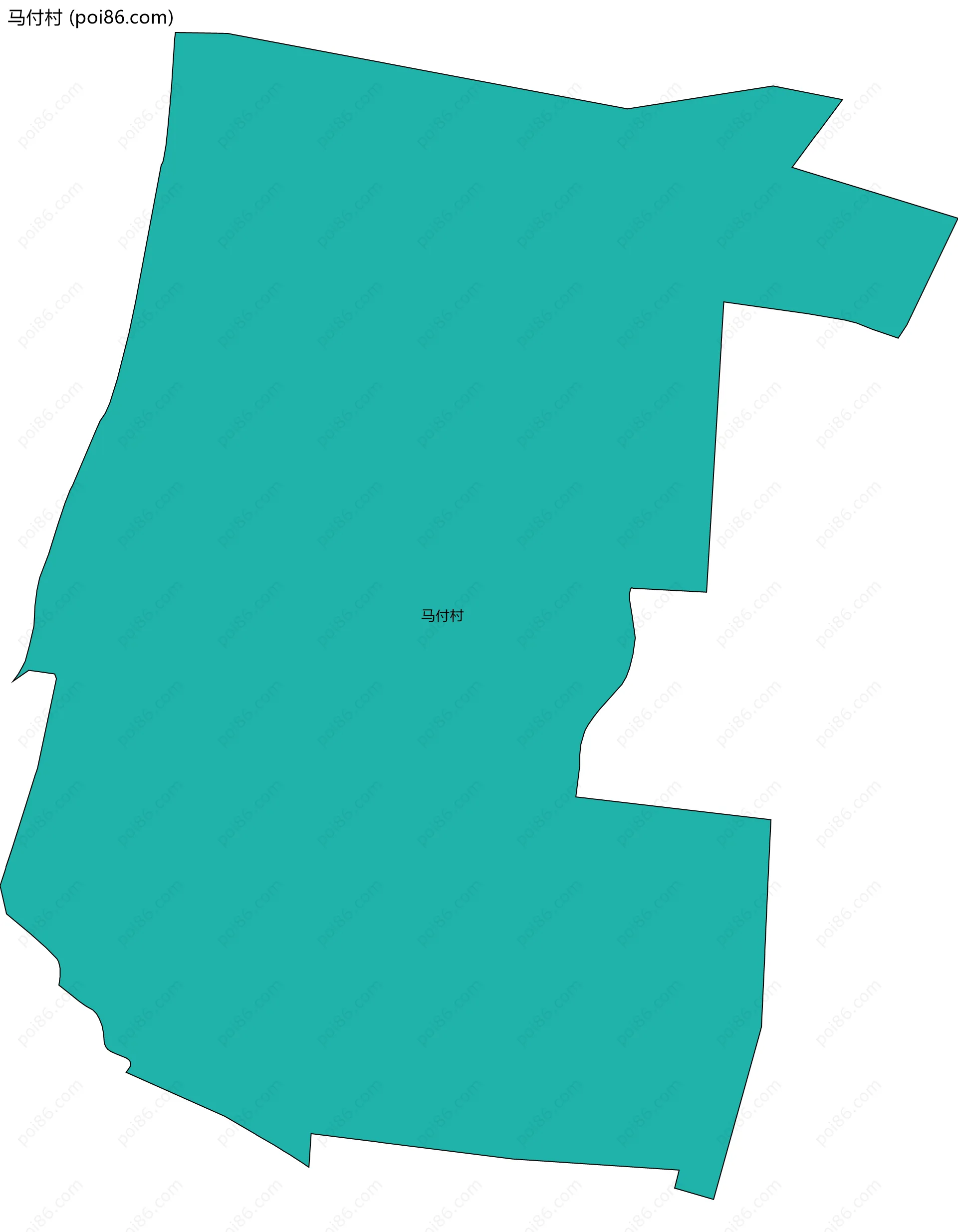 马付村边界地图