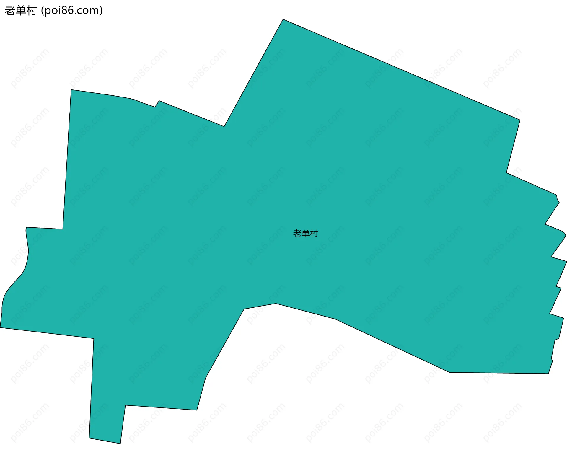 老单村边界地图