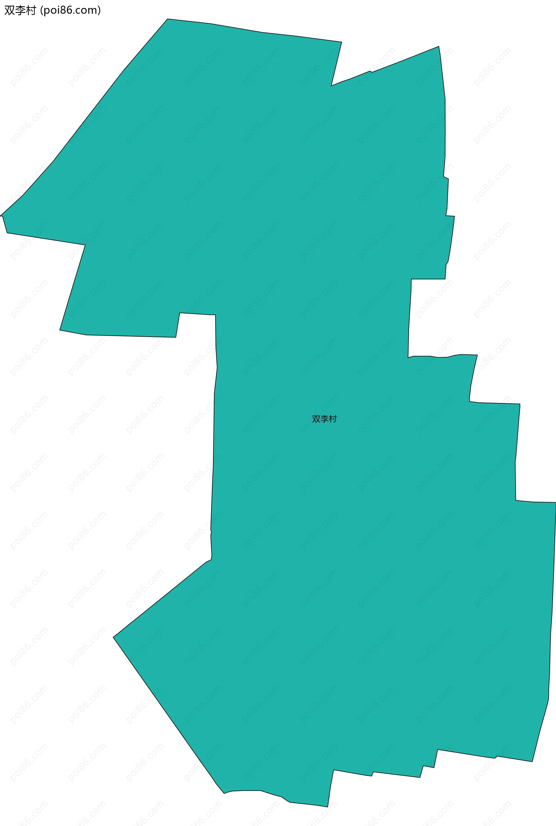 双李村边界地图