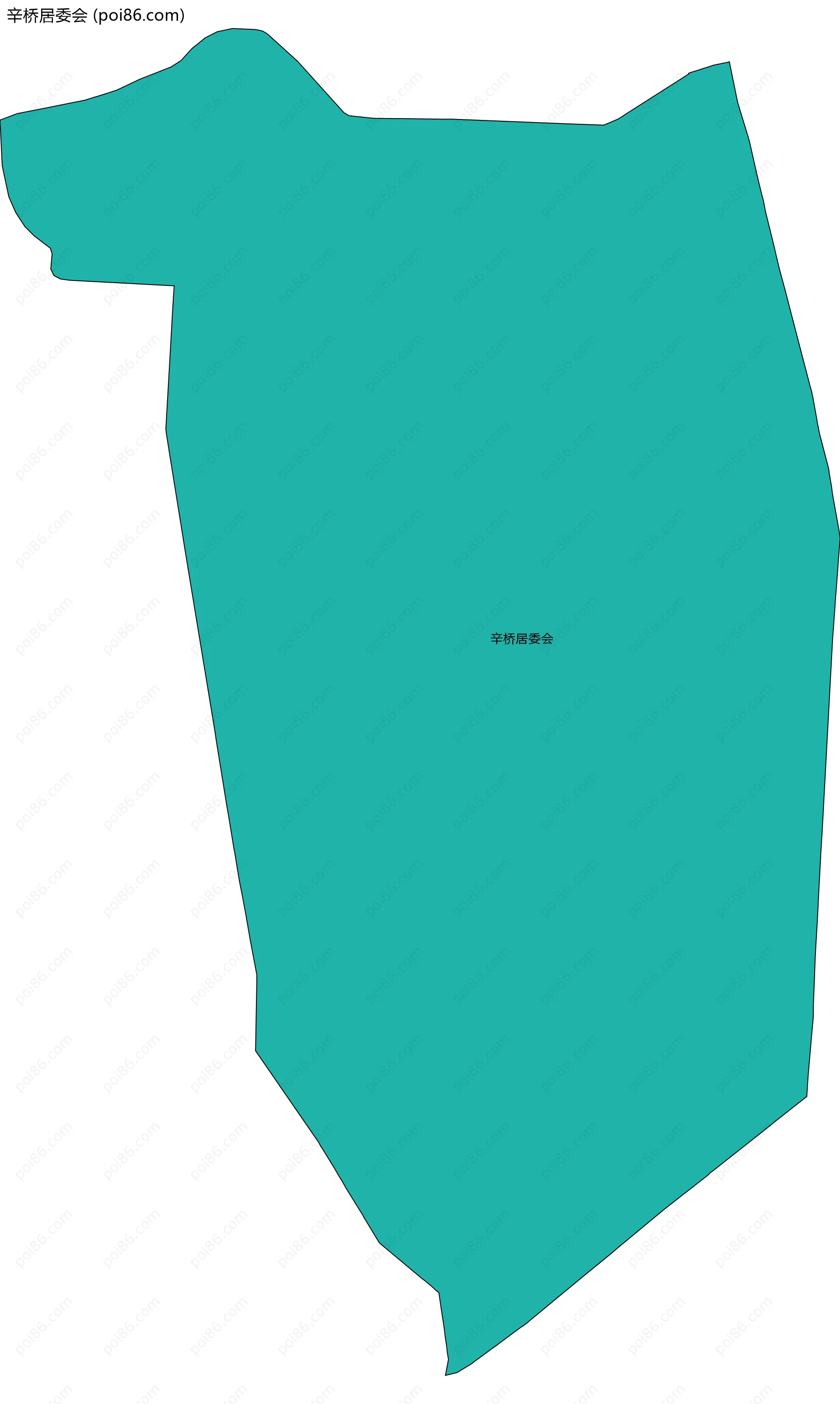 辛桥居委会边界地图