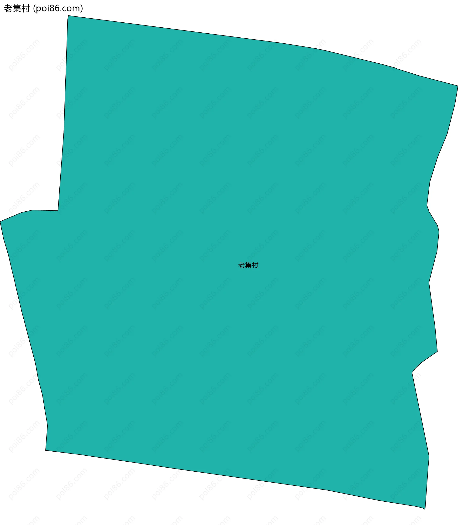 老集村边界地图