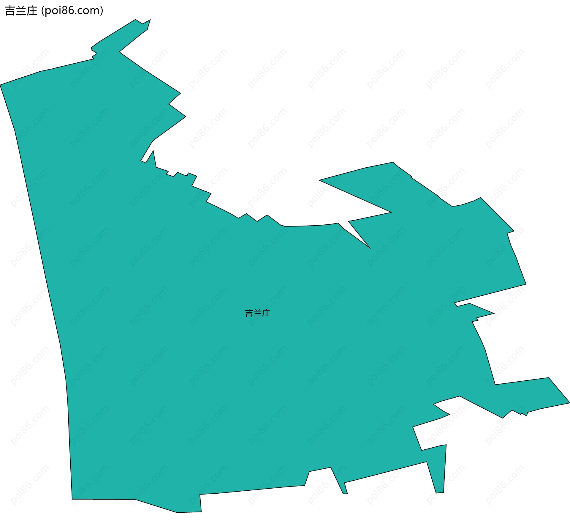 吉兰庄边界地图