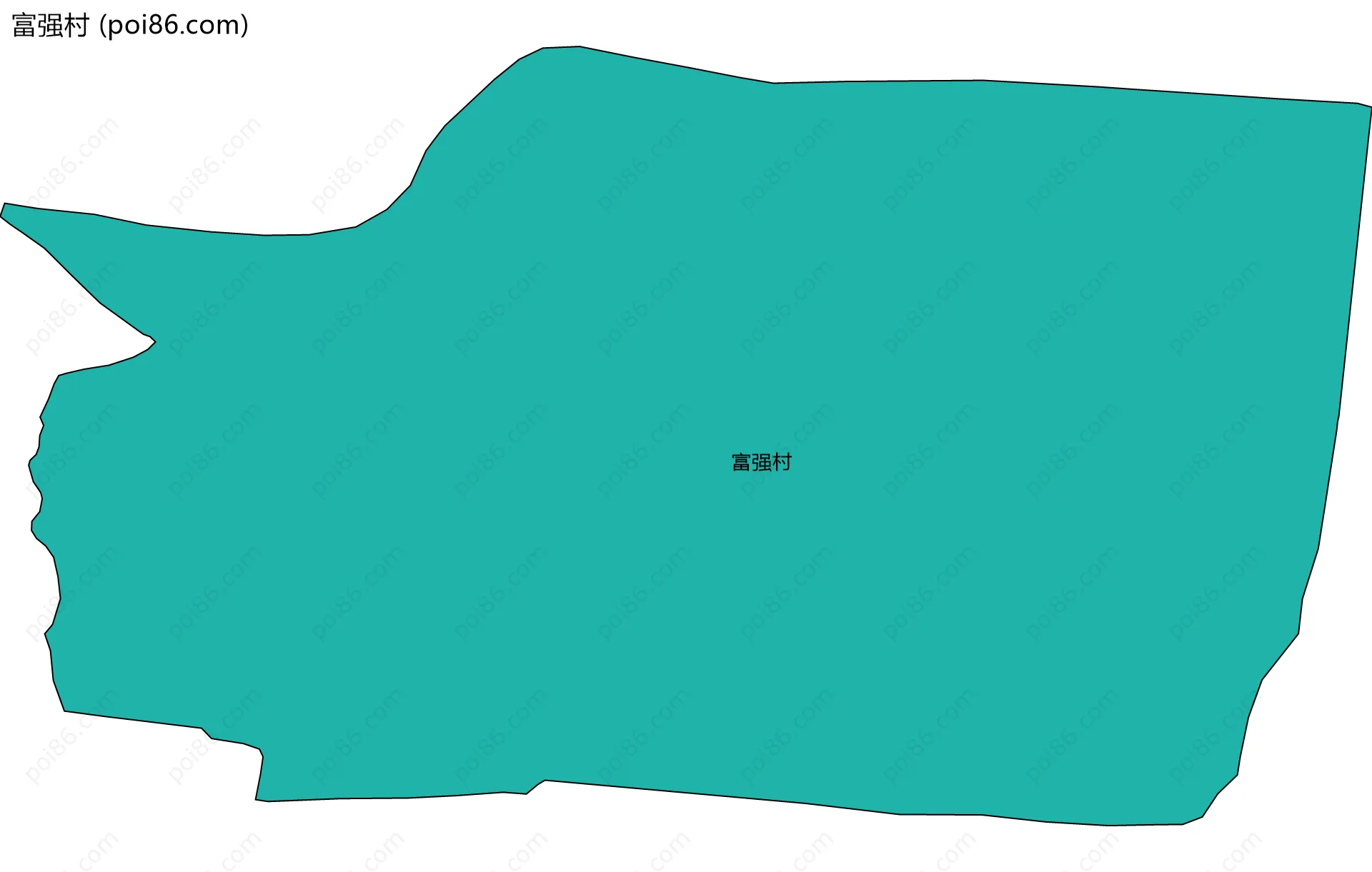 富强村边界地图