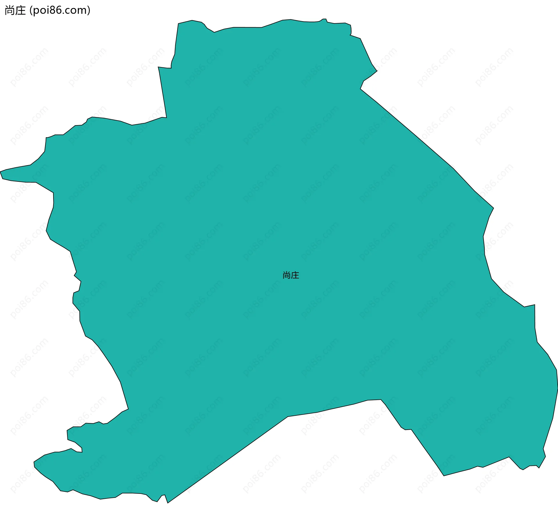 尚庄边界地图