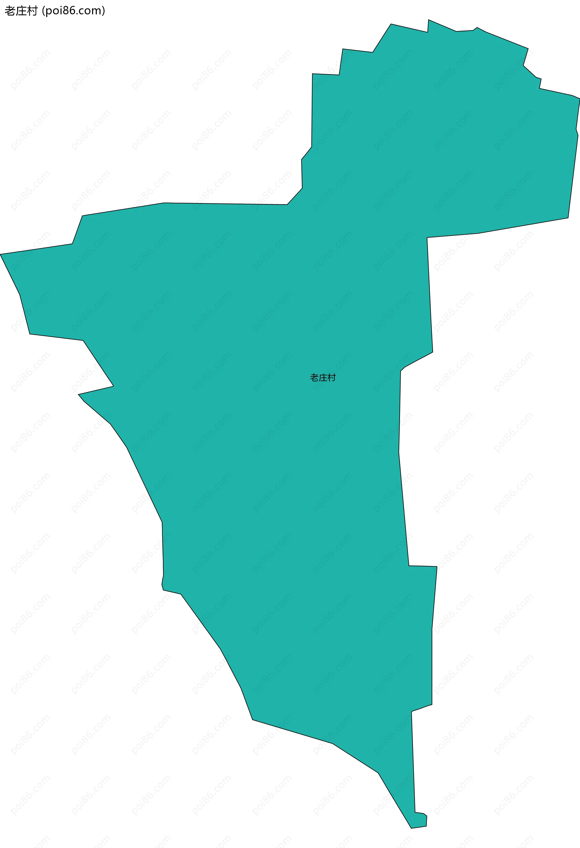 老庄村边界地图