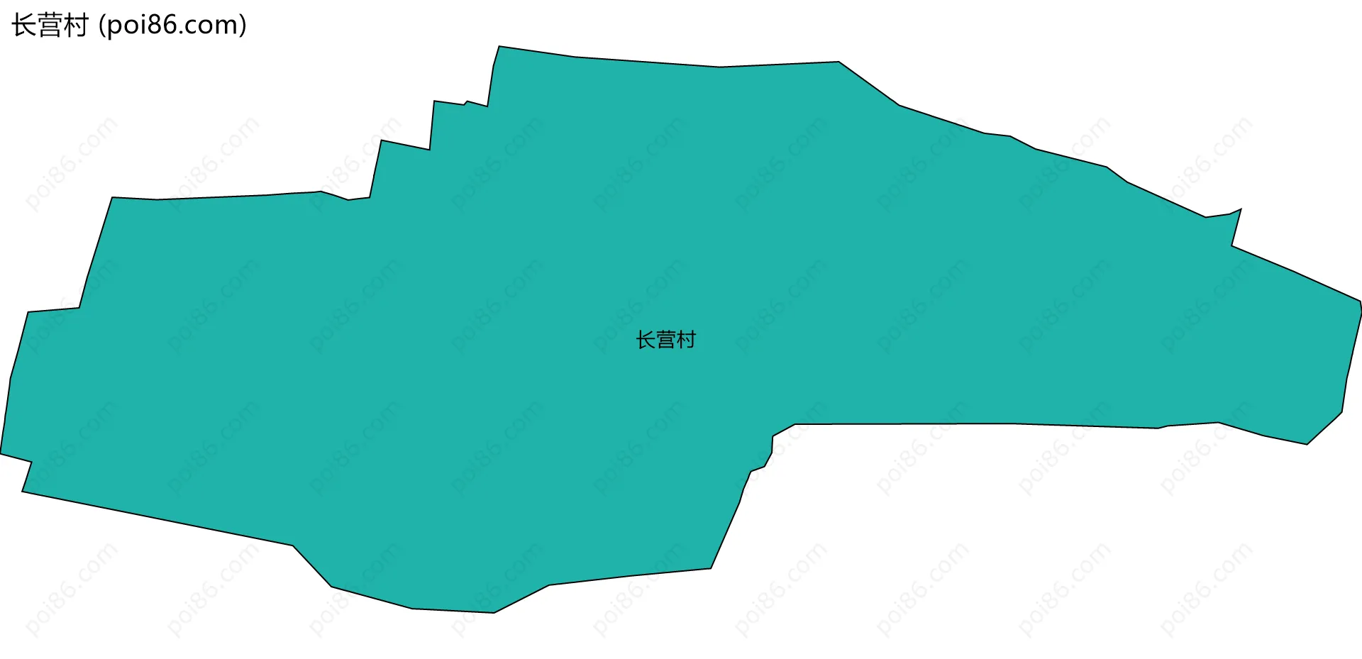 长营村边界地图