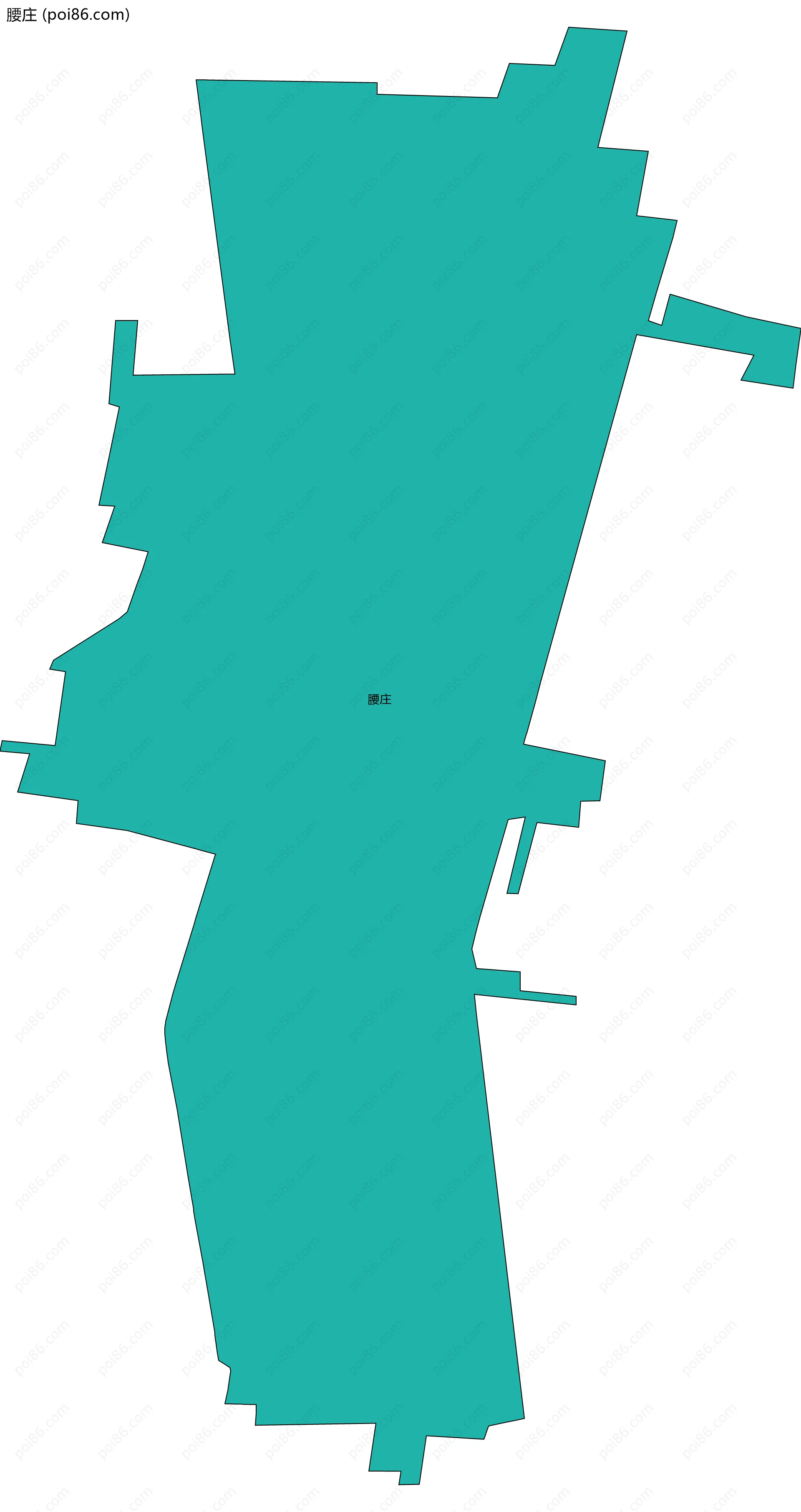 腰庄边界地图
