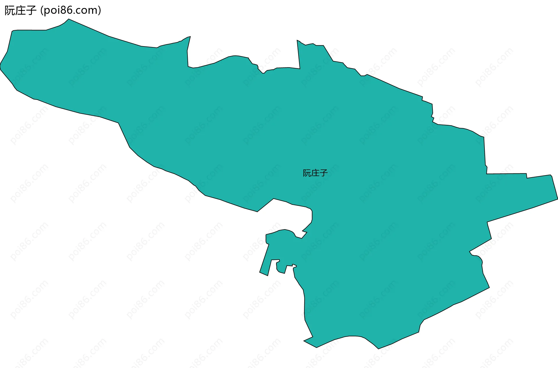 阮庄子边界地图