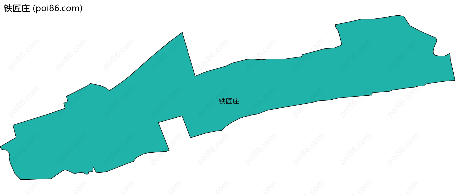 铁匠庄边界地图