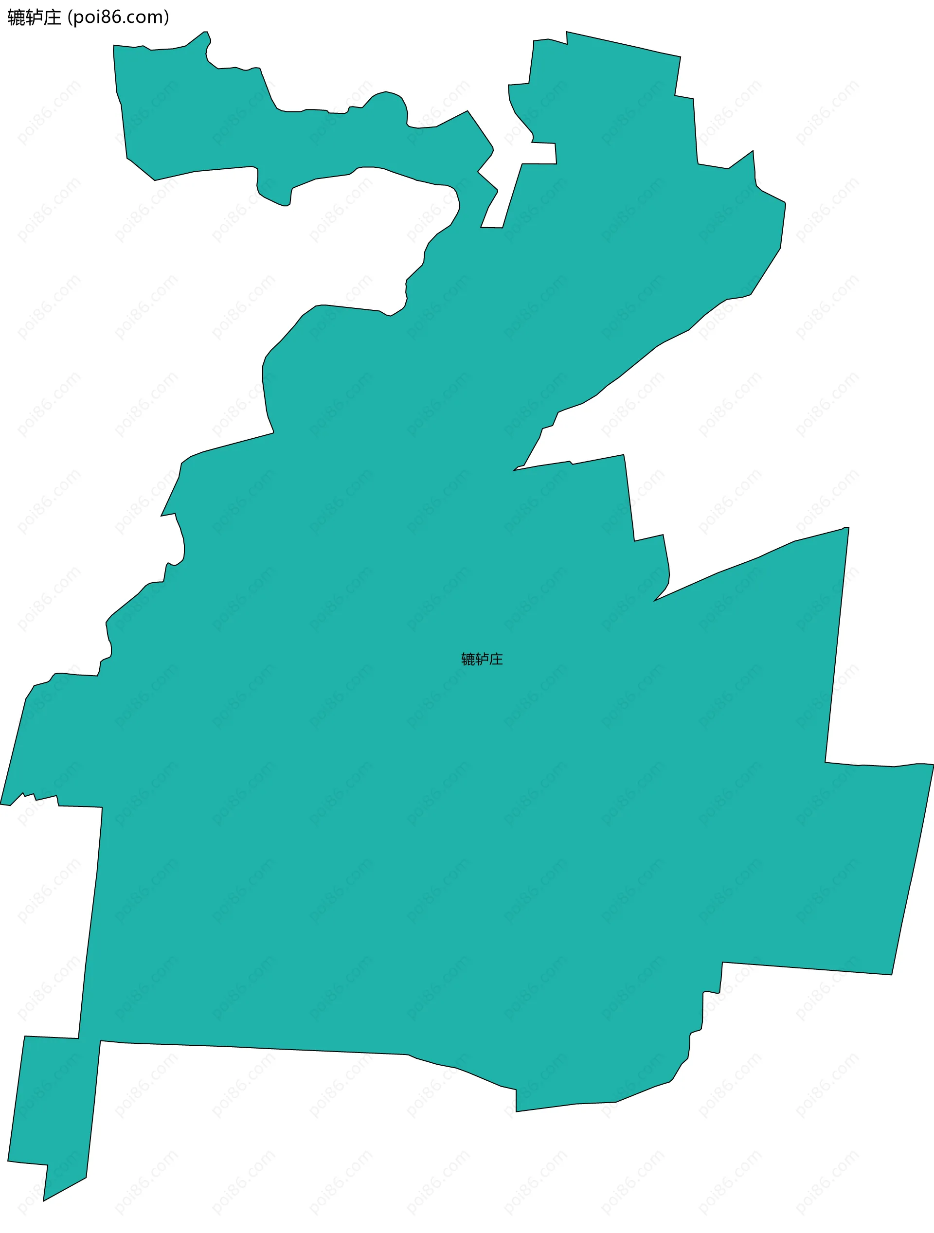 辘轳庄边界地图