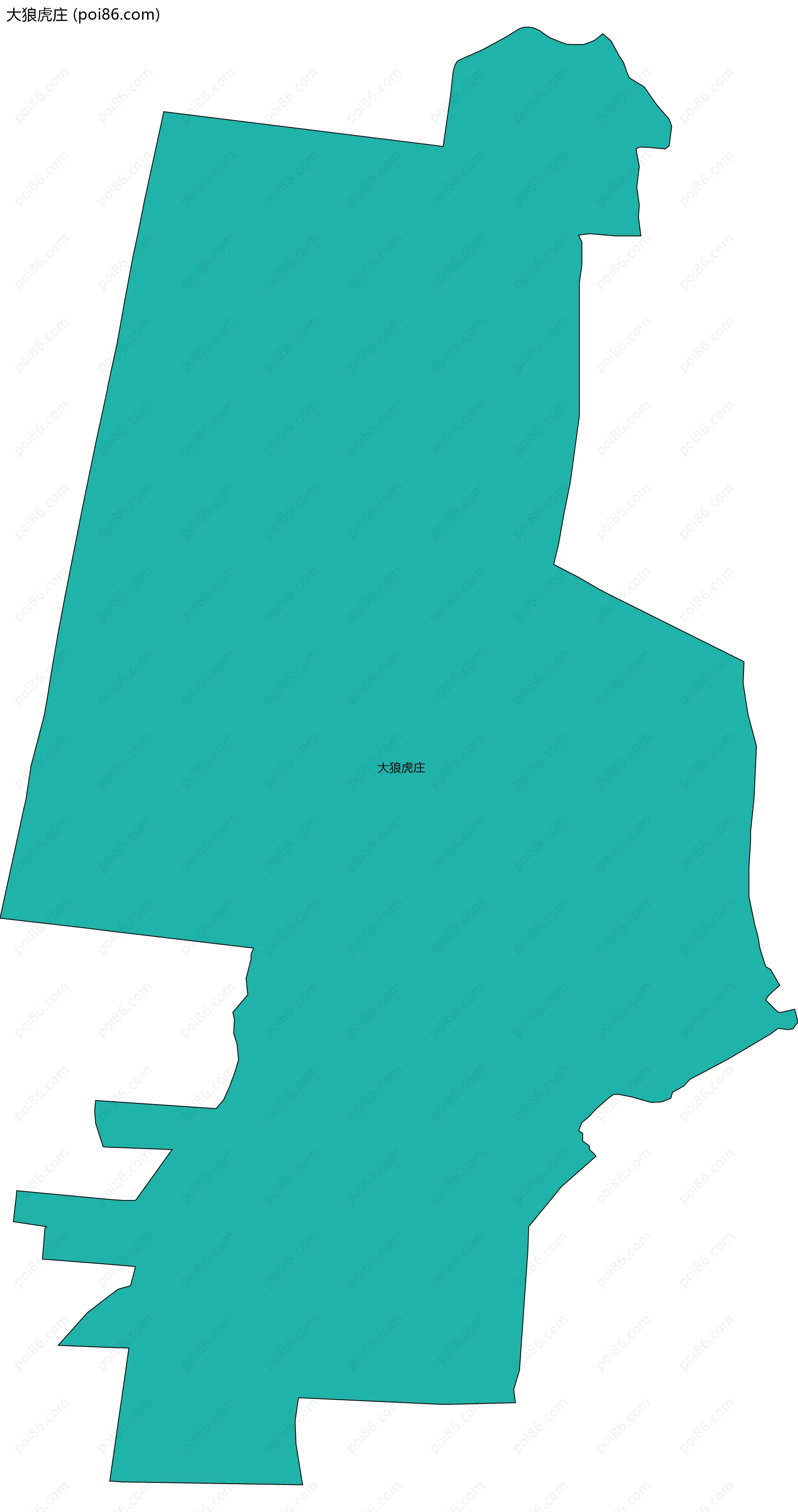 大狼虎庄边界地图