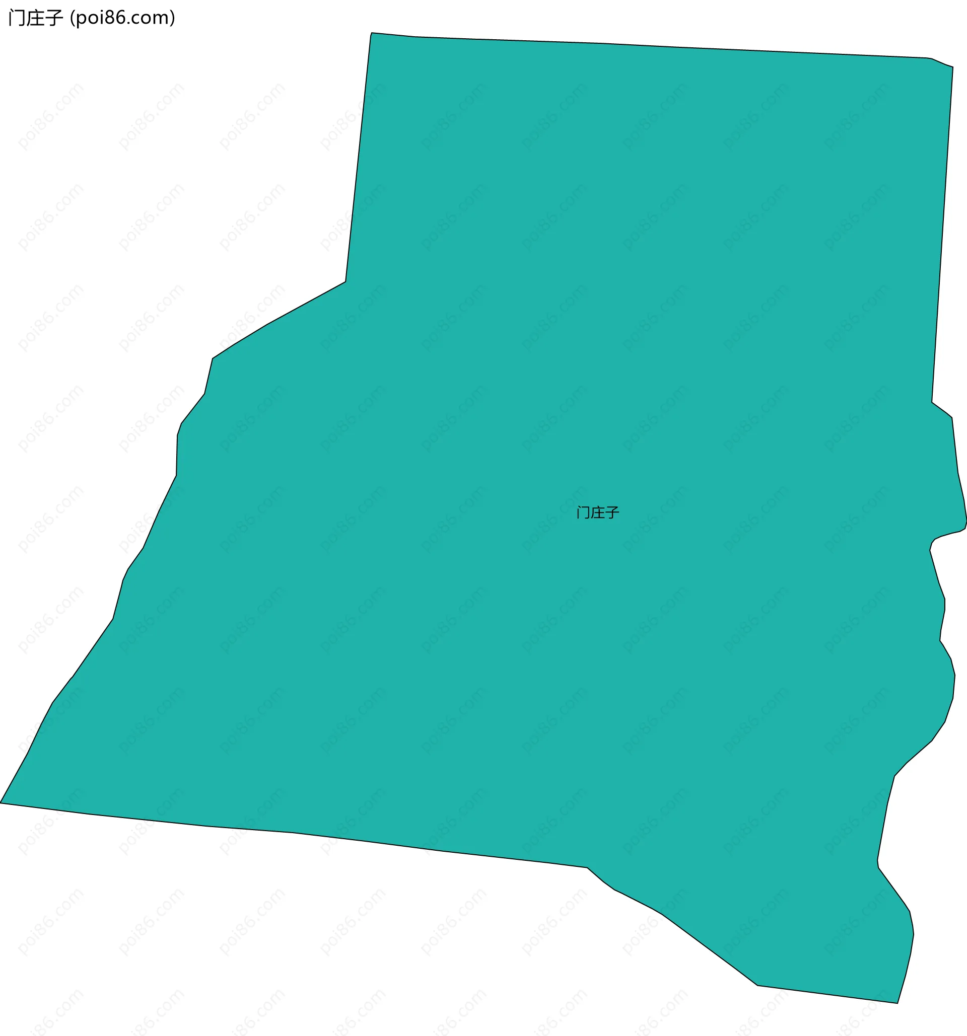 门庄子边界地图