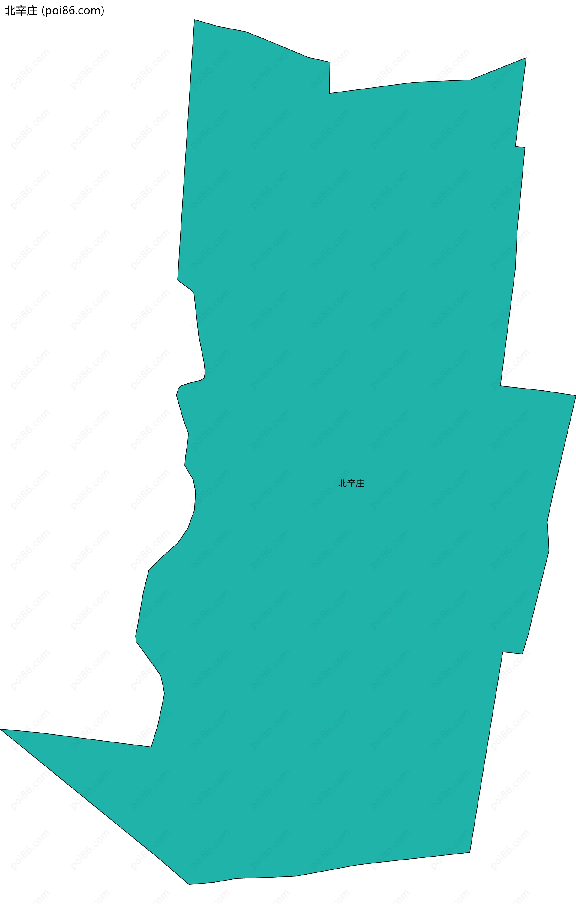 北辛庄边界地图