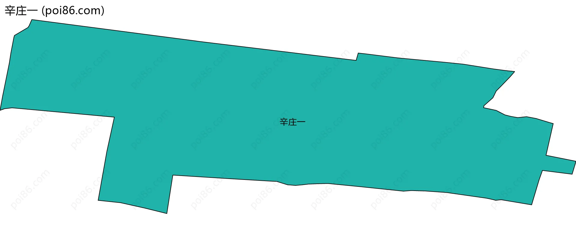 辛庄一边界地图