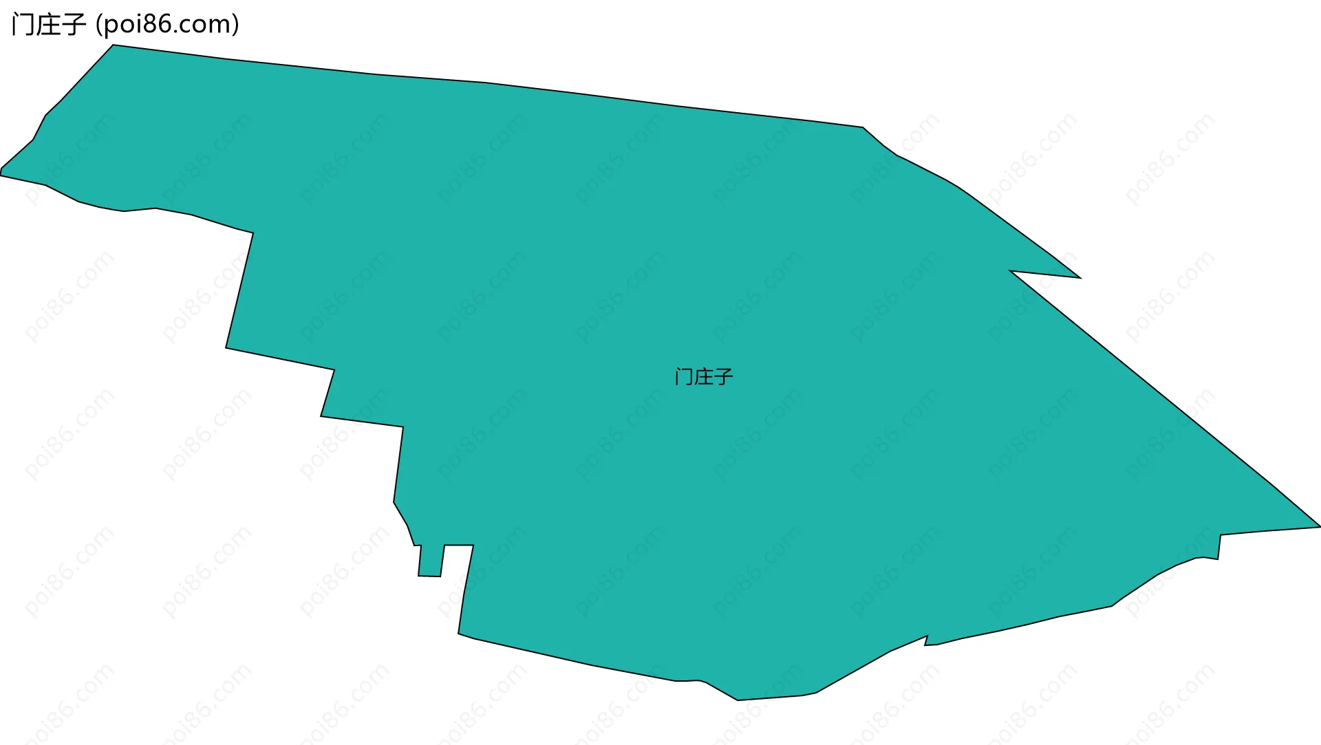 门庄子边界地图
