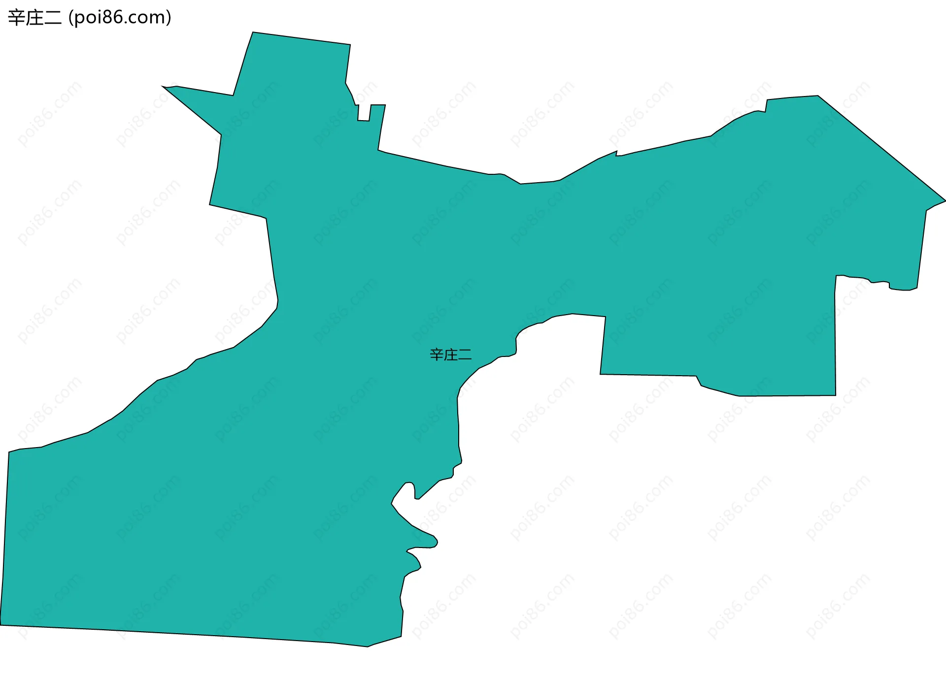 辛庄二边界地图