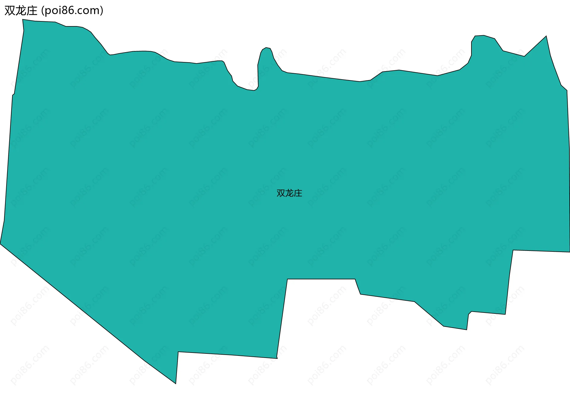 双龙庄边界地图