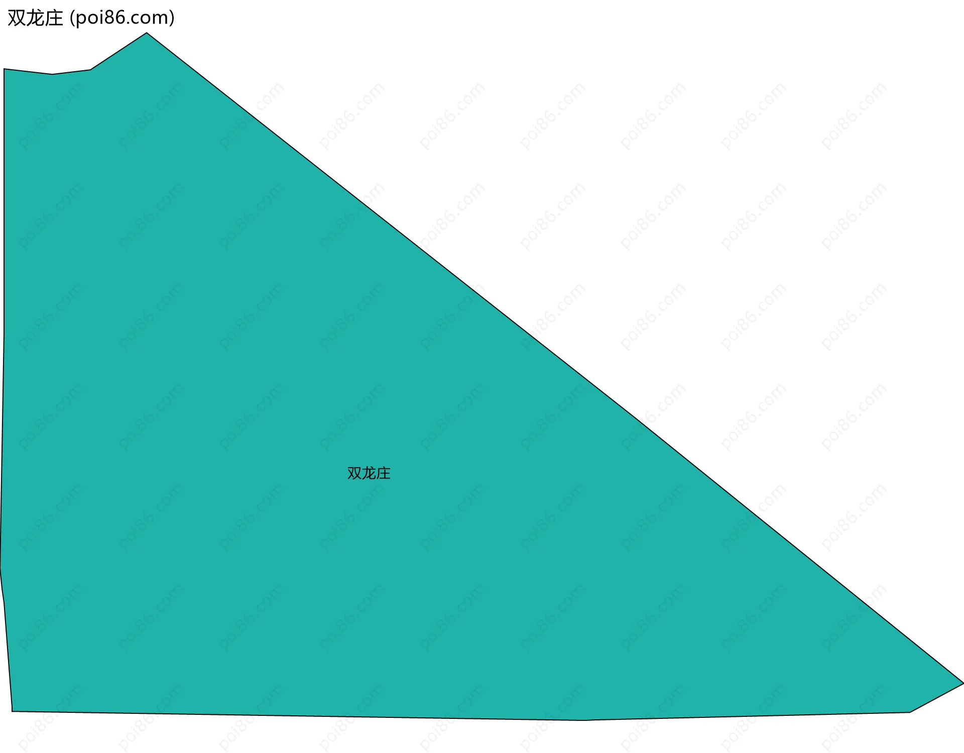 双龙庄边界地图