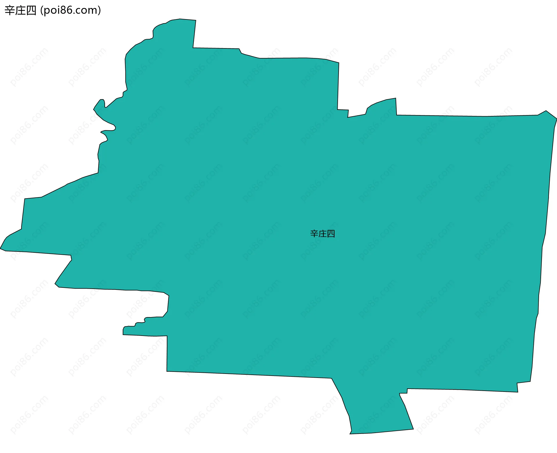 辛庄四边界地图