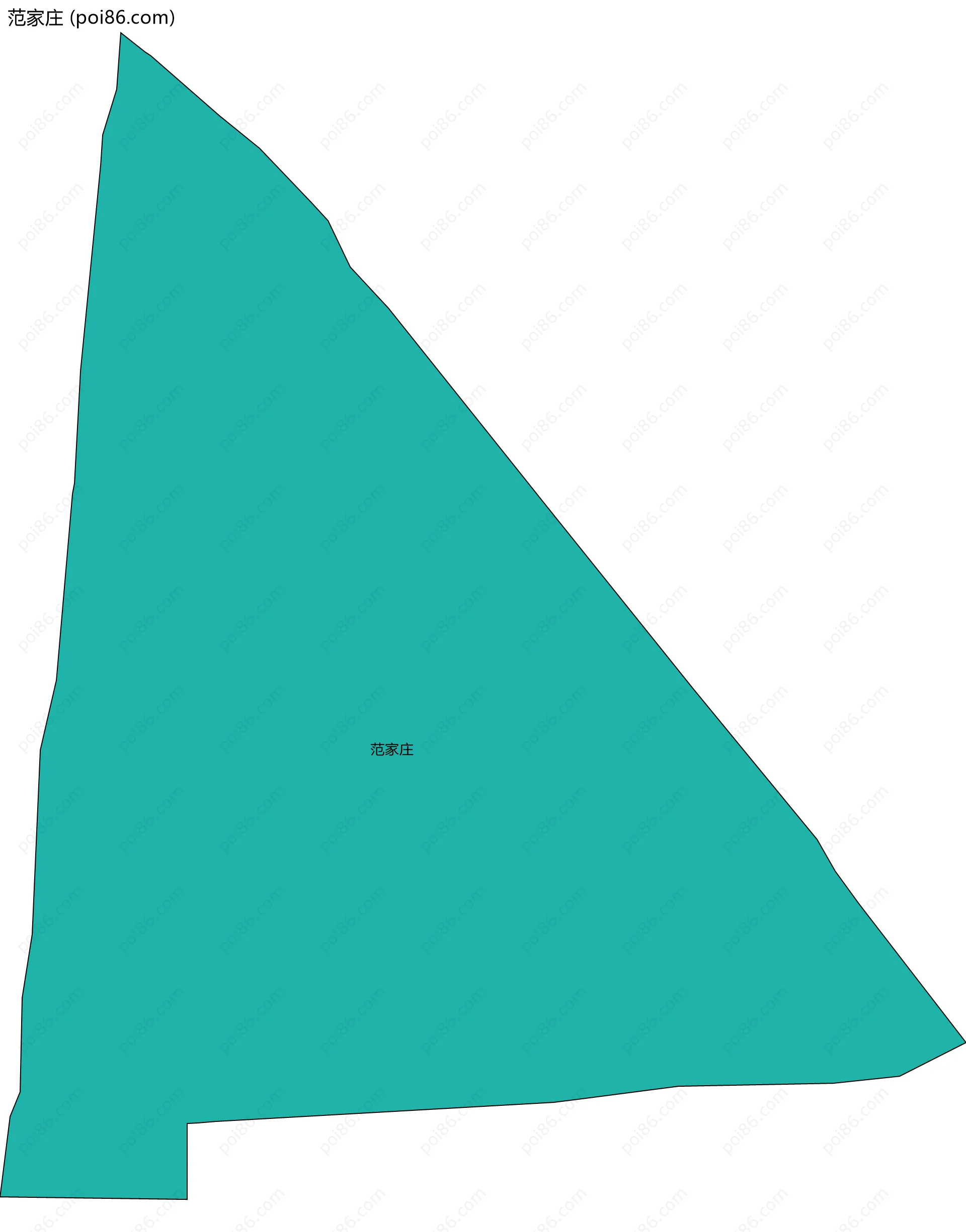 范家庄边界地图