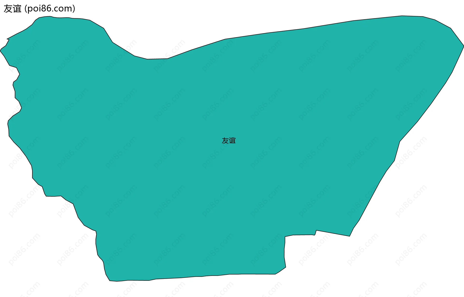友谊边界地图