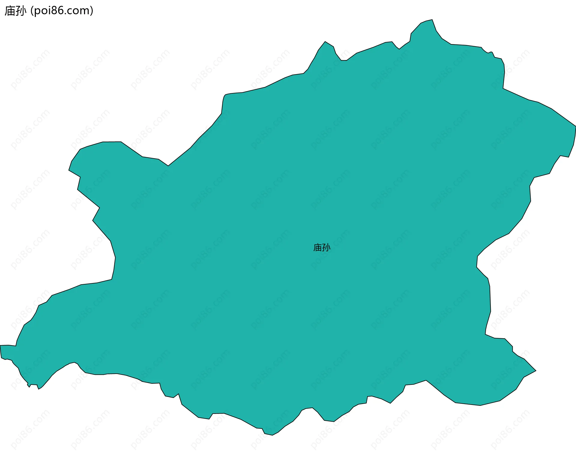 庙孙边界地图
