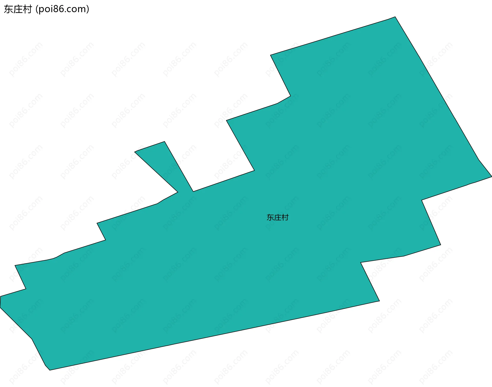 东庄村边界地图