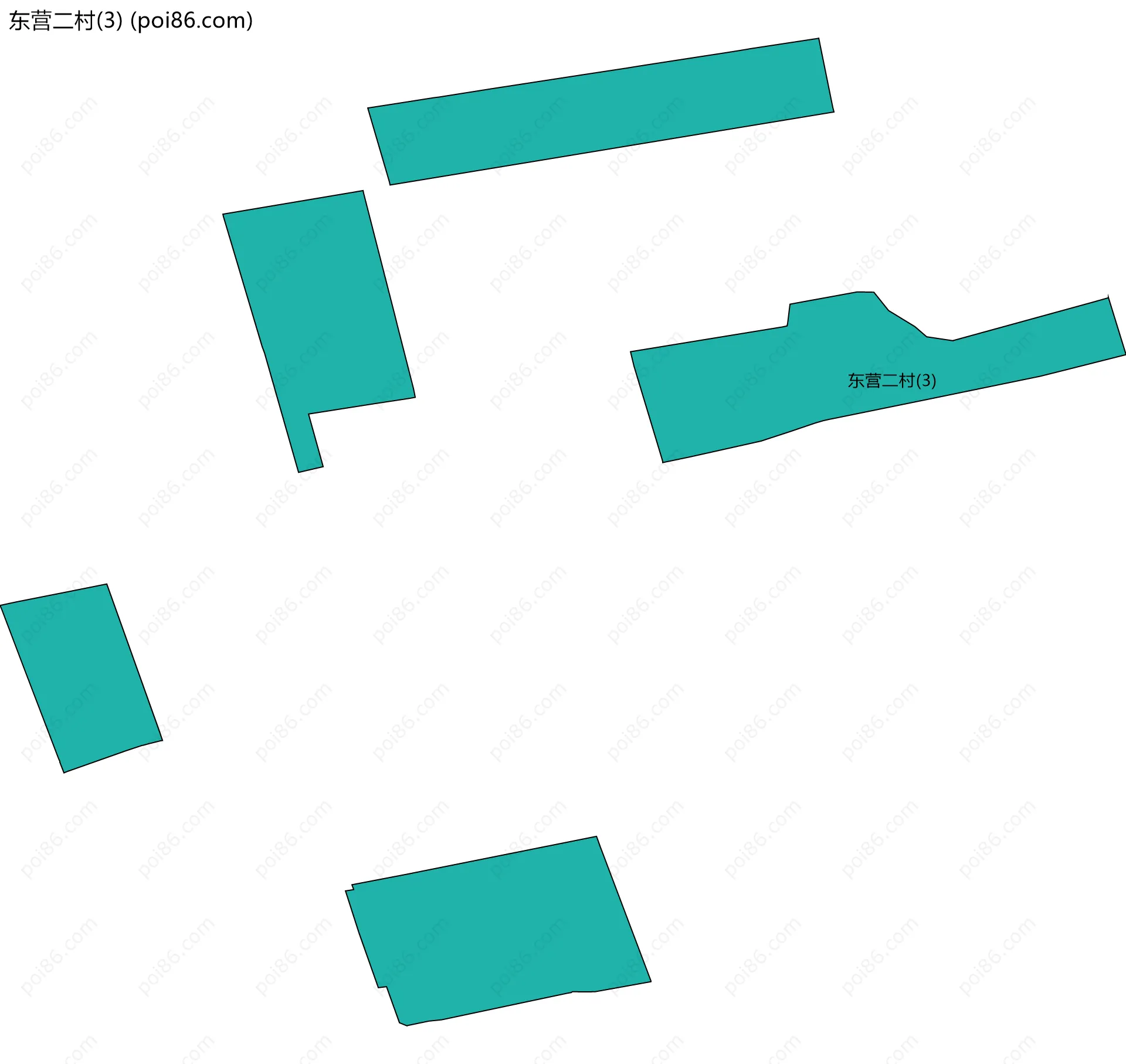 东营二村(3)边界地图