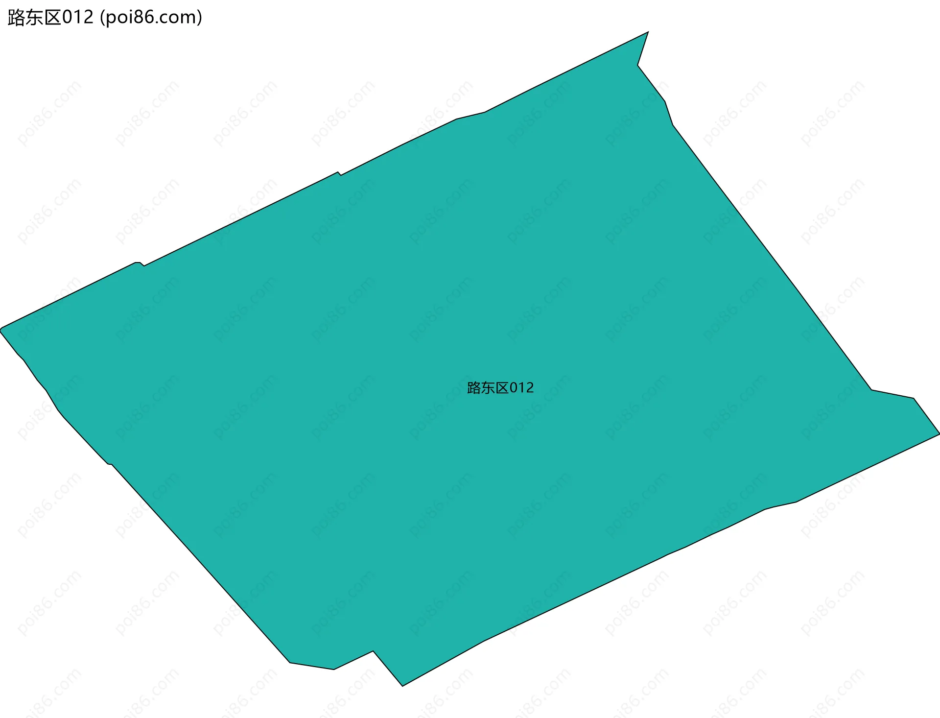 路东区012边界地图