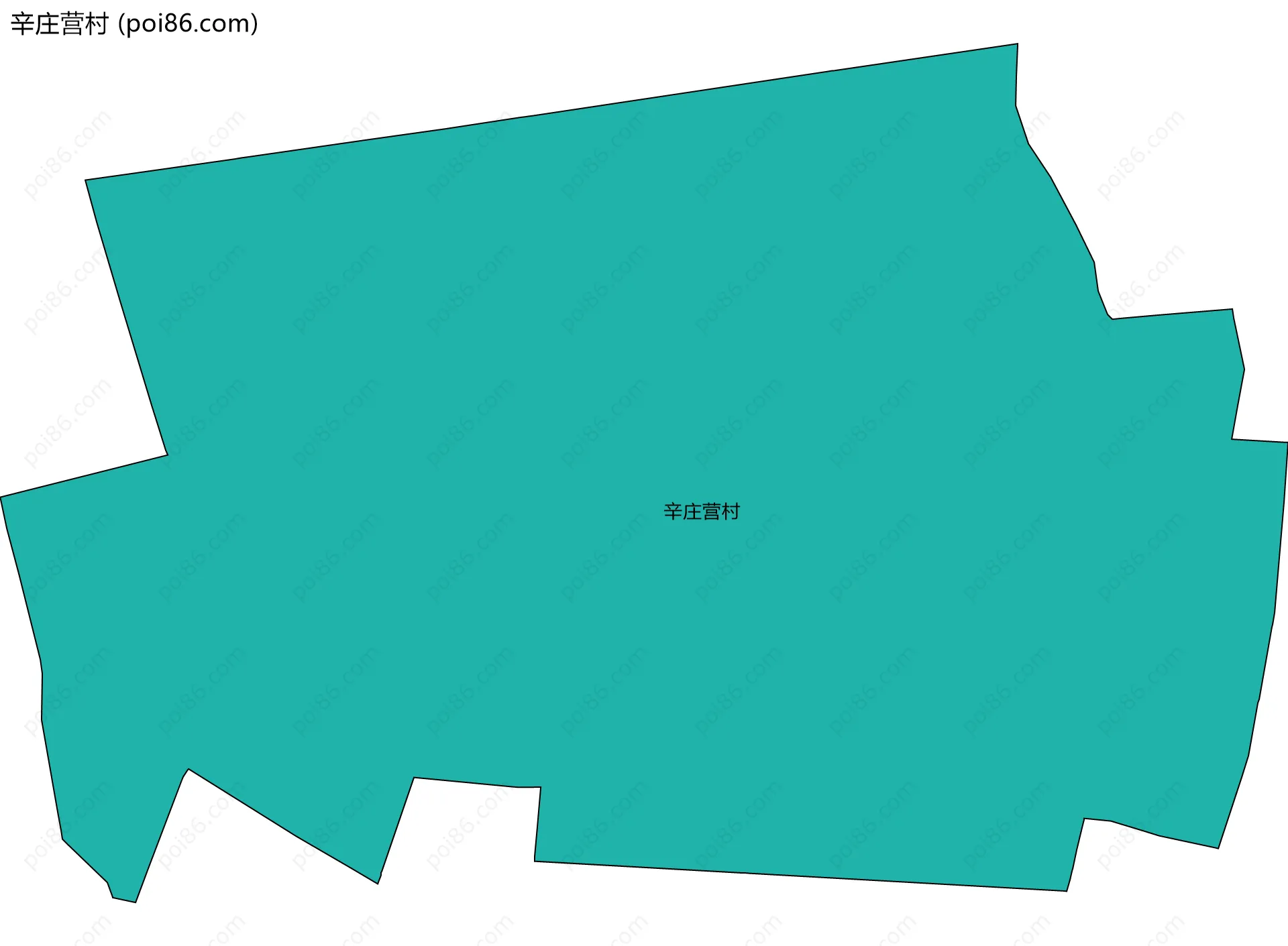辛庄营村边界地图