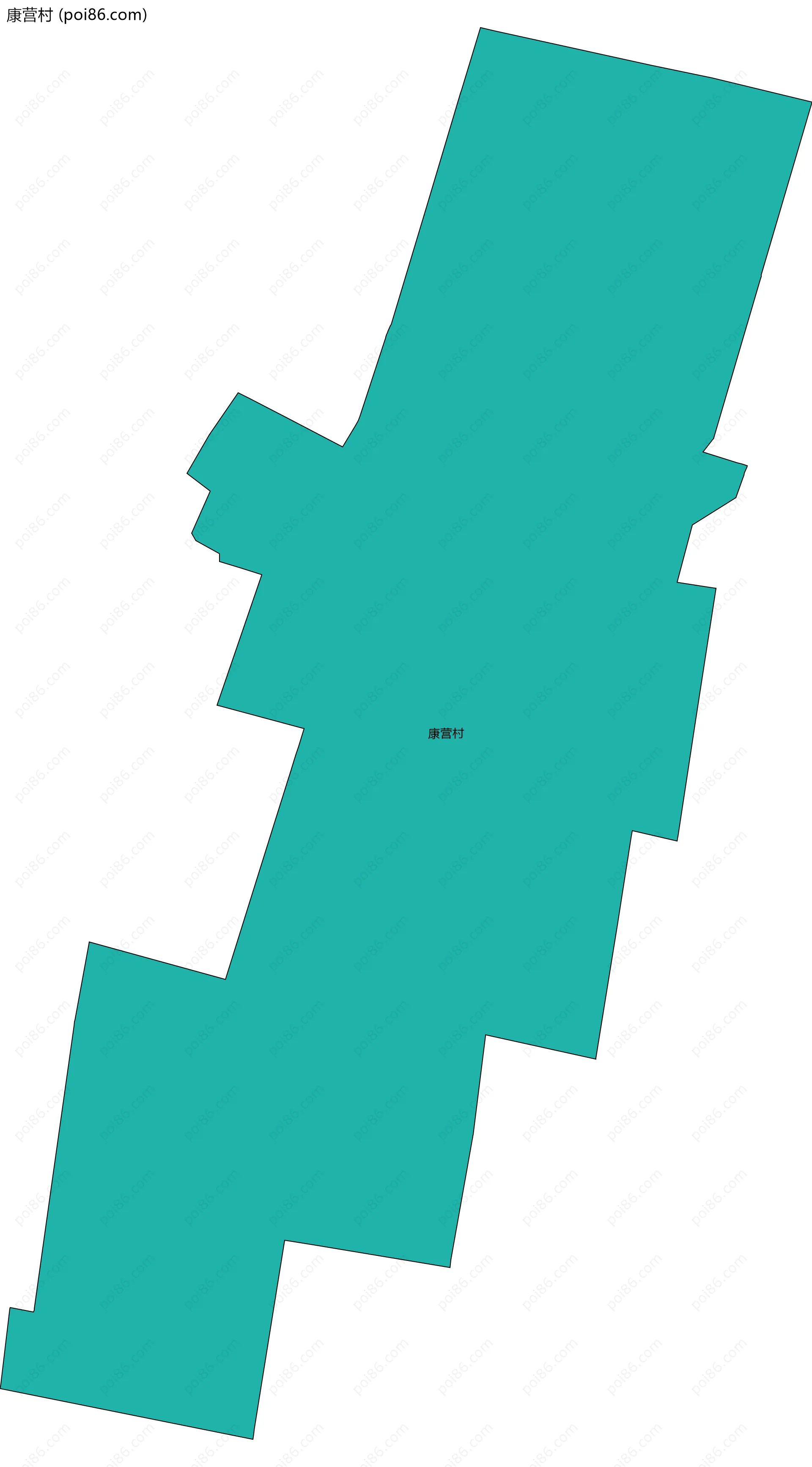 康营村边界地图