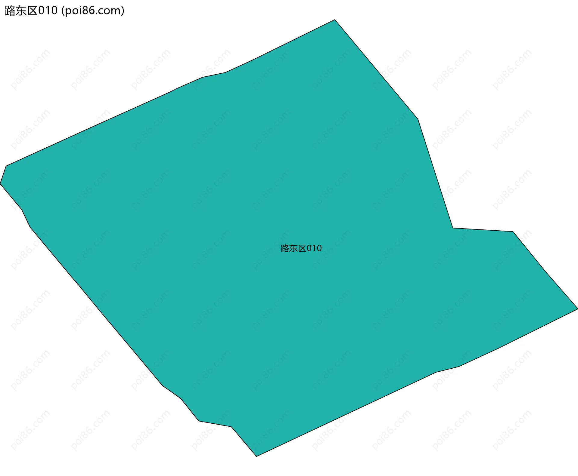 路东区010边界地图