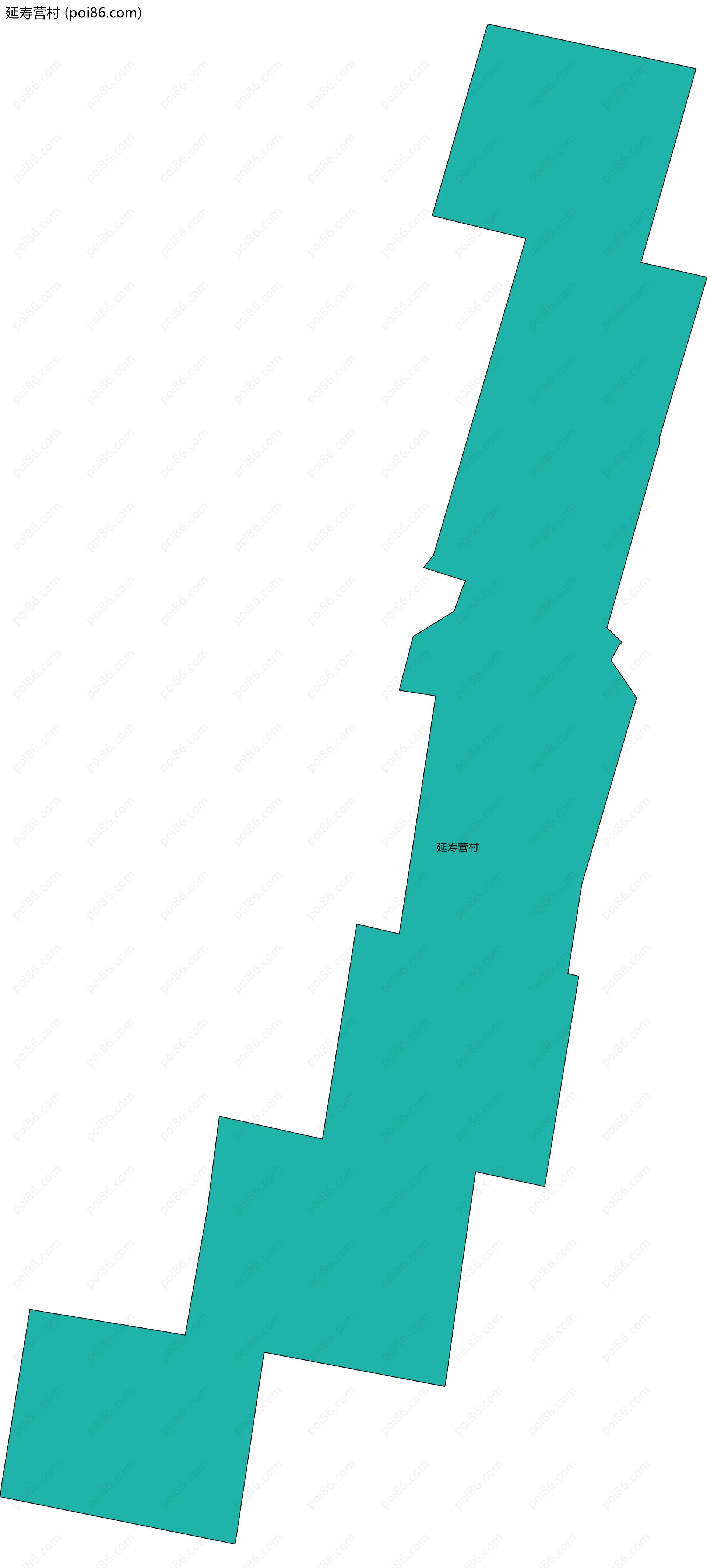 延寿营村边界地图