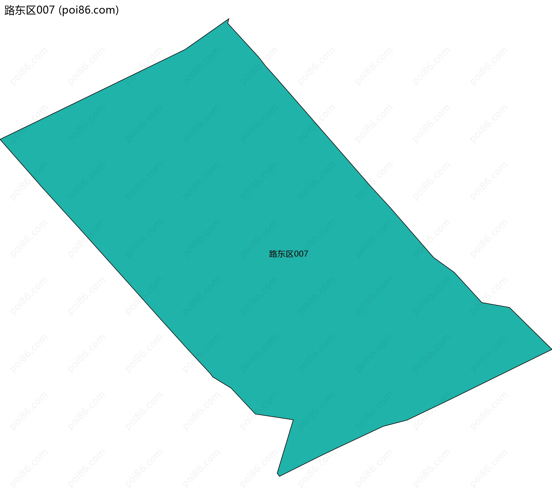 路东区007边界地图