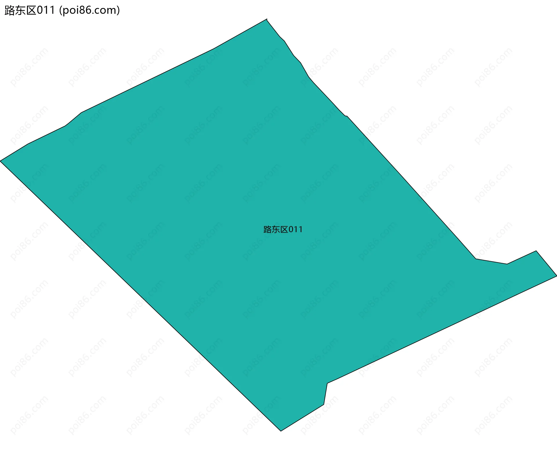 路东区011边界地图