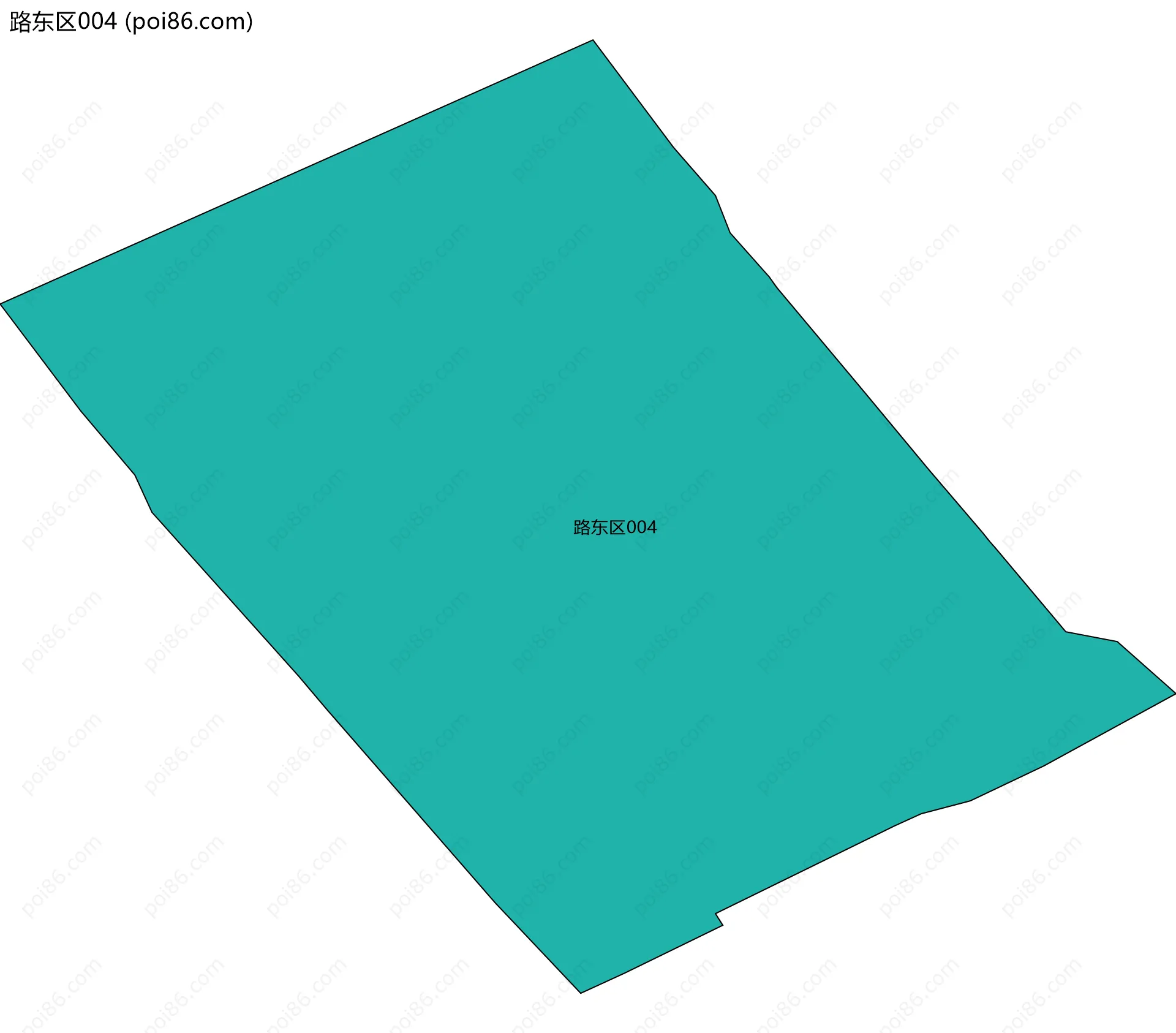 路东区004边界地图