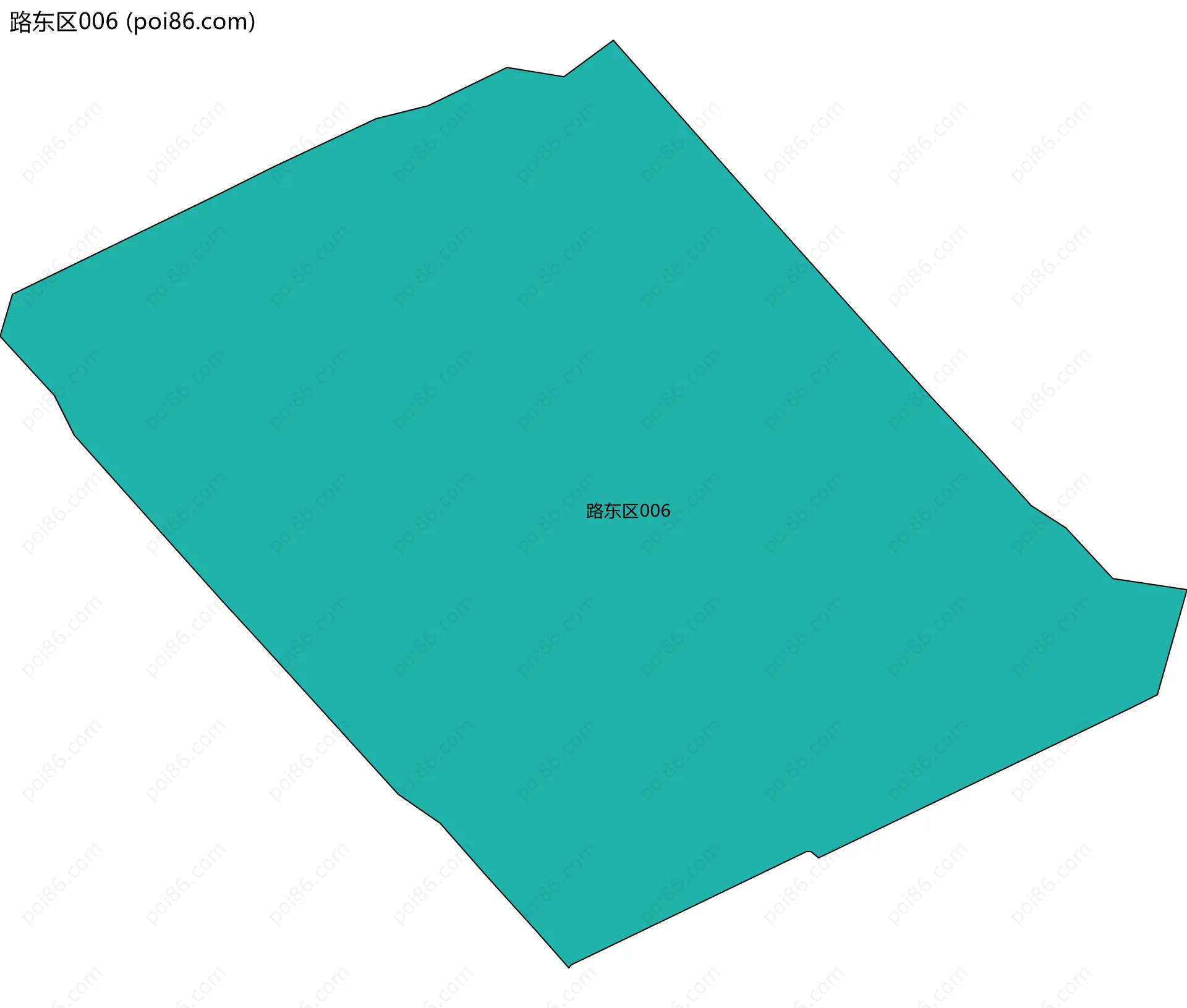 路东区006边界地图